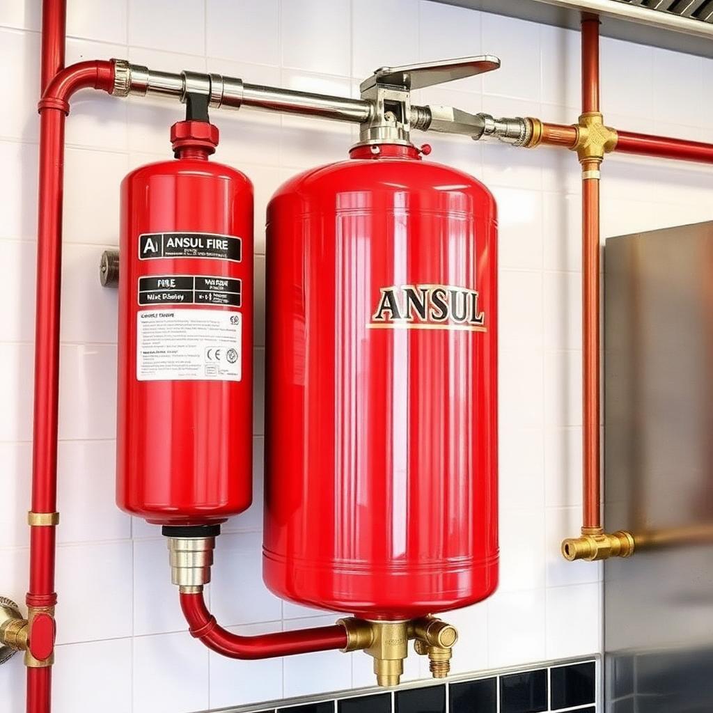 Ansul fire suppression system