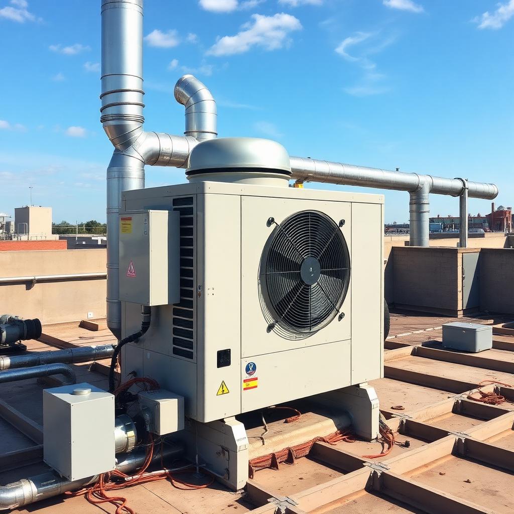 Make Up Air Unit — Rooftop make up air system